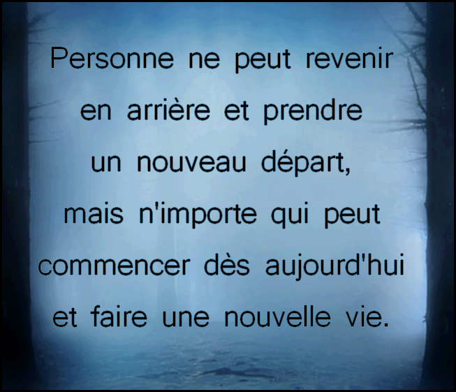 REVER D'UNE NOUVELLE VIE ...